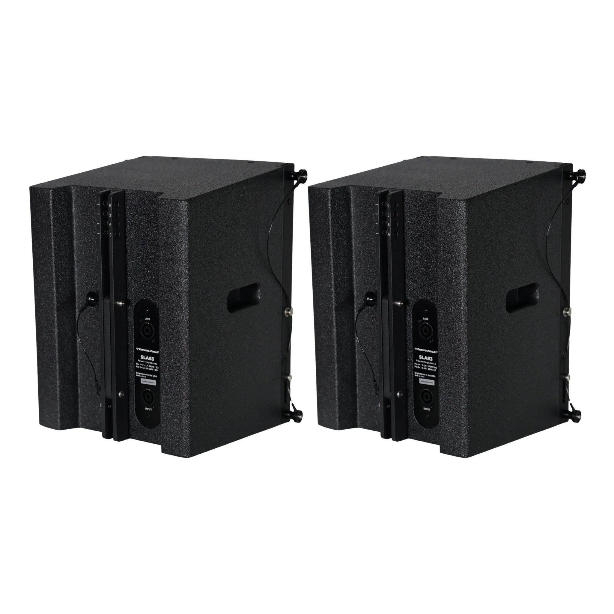 8x3" Mid/Bass & 4x1" Tweeter Powered Medium Line Array Loudspeaker - SLA83 - Image 4