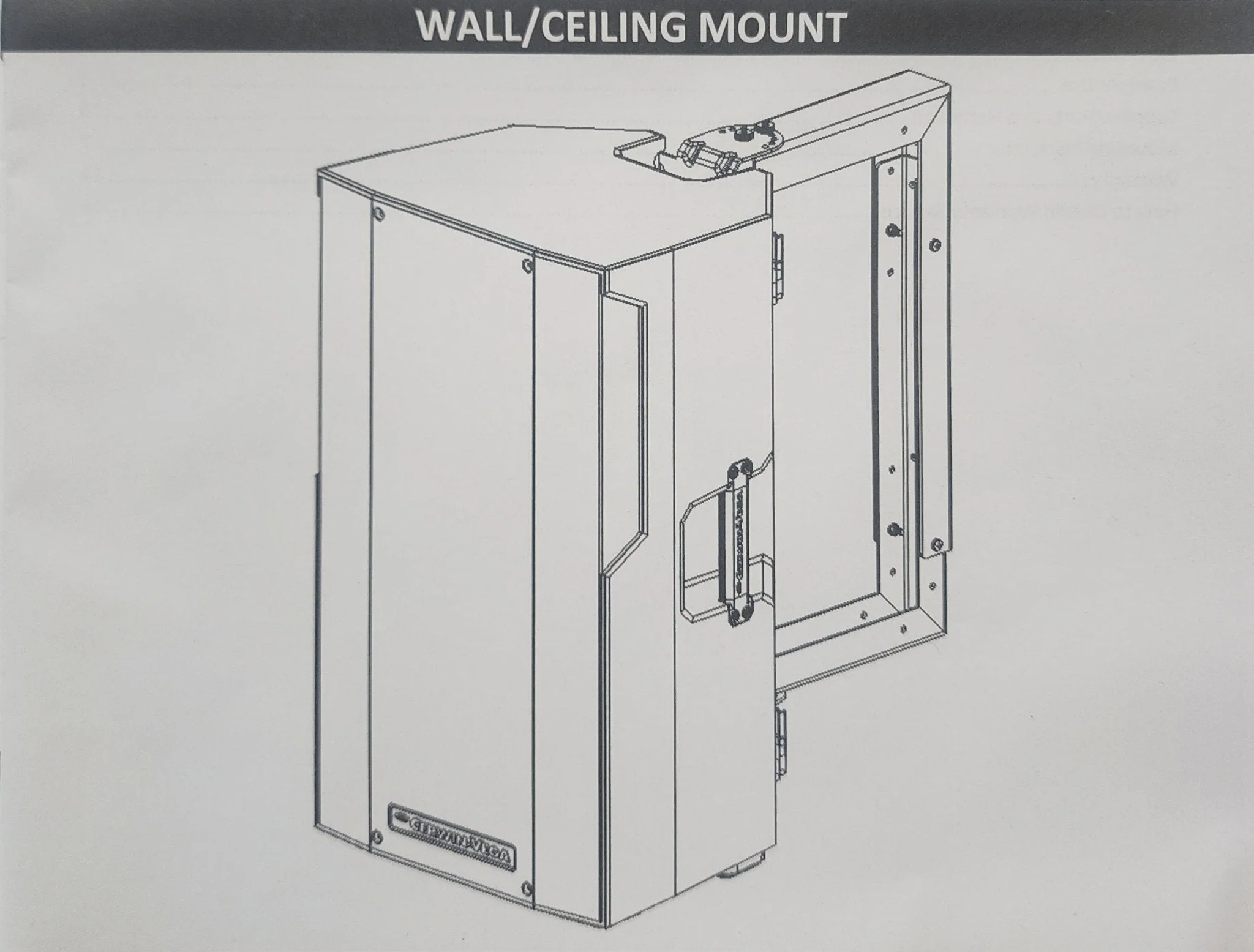 CVE Series PA Speaker Wall/Ceiling Mounting Bracket - HARP00110 - Image 5